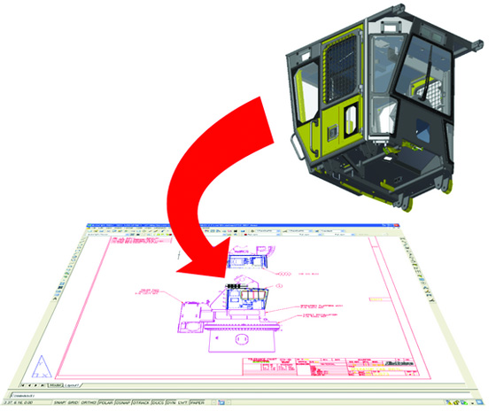 Создание блоков AutoCAD из видов чертежей Inventor